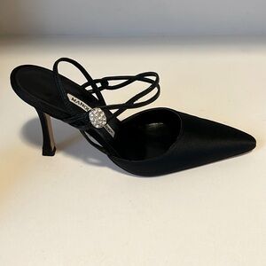 Manolo Blahnik satin heels